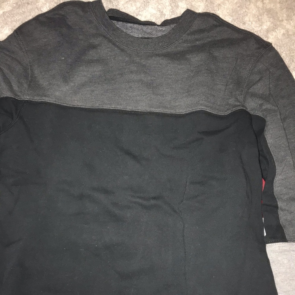 RVCA sweatshirt black and grey size medium